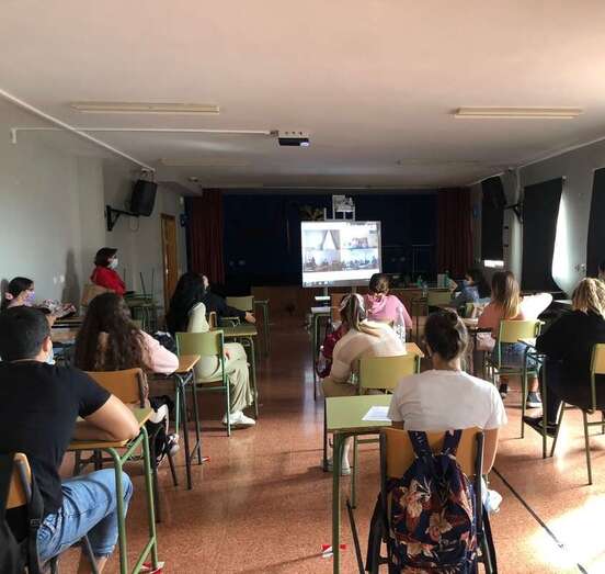 Momento de la videoconferencia/TA.